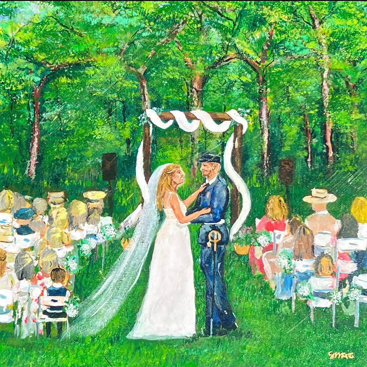 Live Wedding/Event Painting by livepainting.no